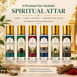 Spiritual Attar Set of 6 | Non-Alcoholic Perfume Oils