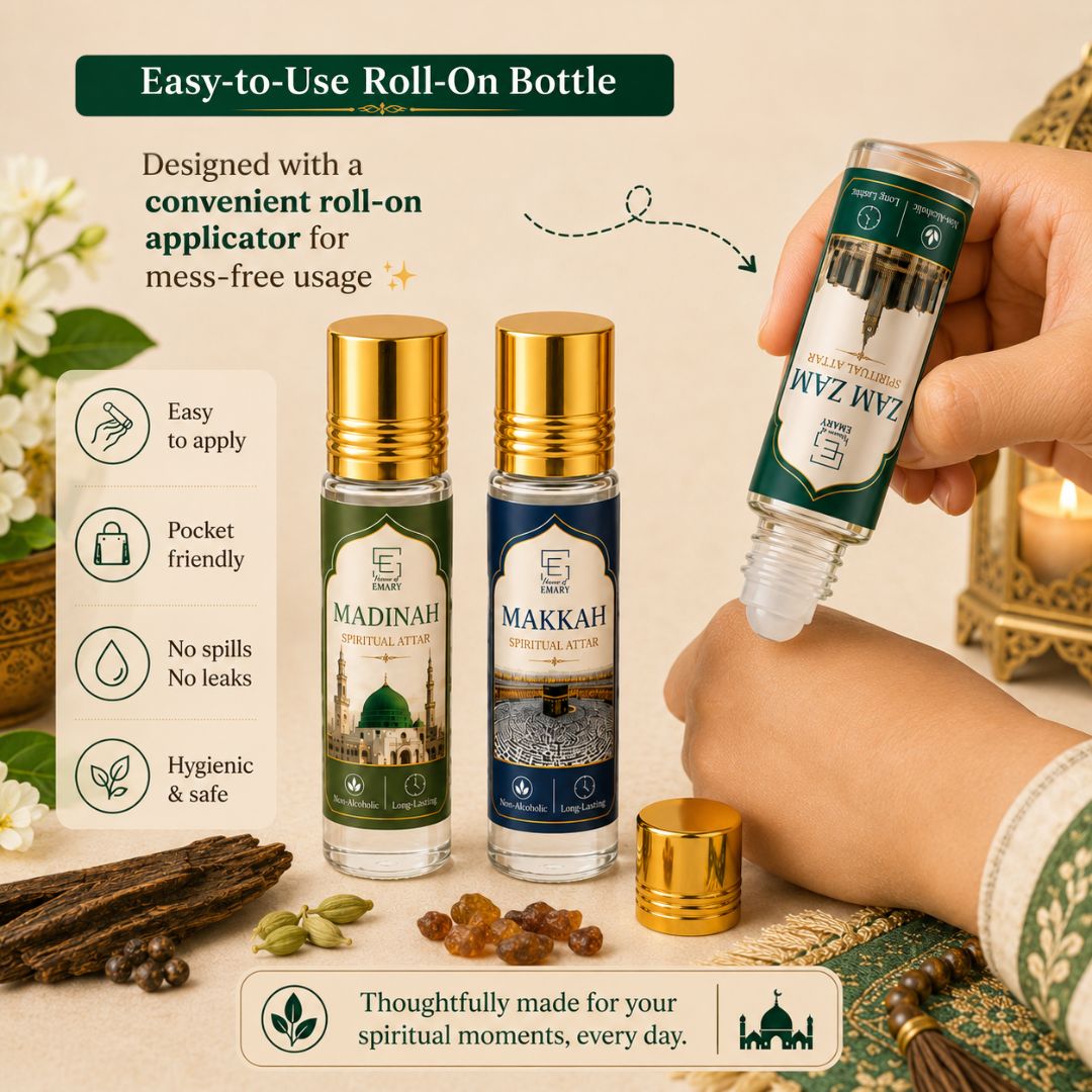 Spiritual Attar Set of 6 | Non-Alcoholic Perfume Oils